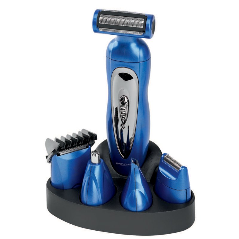 PROFI CARE hair trimmer PC-BHT 3015, 5-in-1, blue, wet/dry